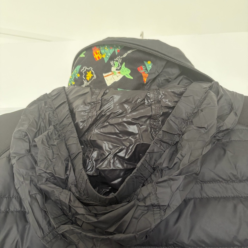 Michael Kors Black Quilted Packable Puffer Jacket with Gold Logo - Picture 5 of 5
